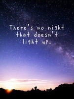 There's no night that doesn't light up.の表紙画像